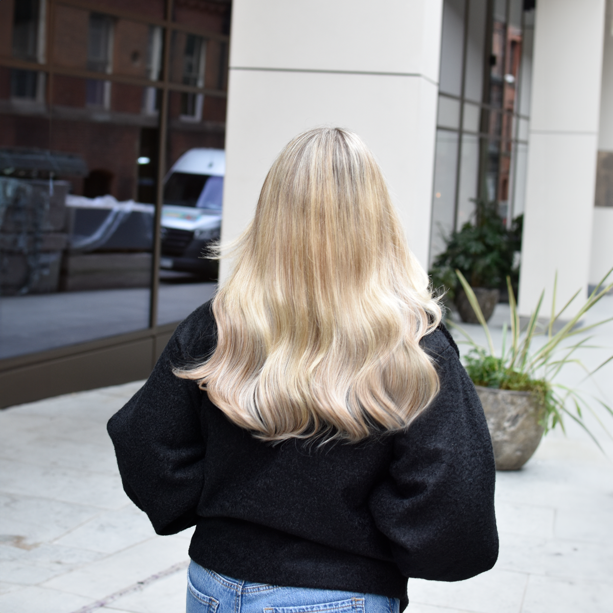 16" RealFeel Natural Wave Clip In Hair Extensions