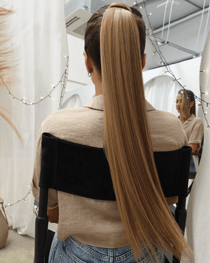 26" RealFeel™ Instant Clip&Wrap Ponytail