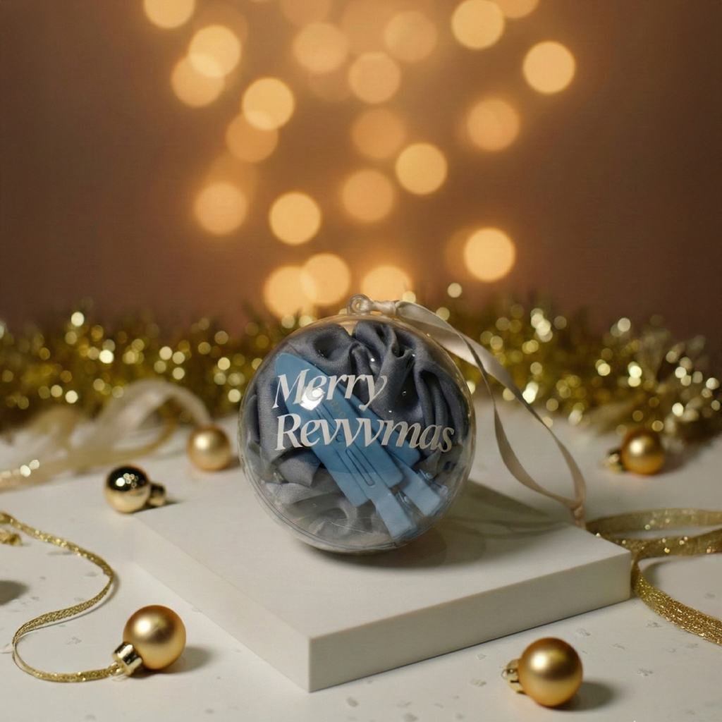 Christmas Accessory Bauble - Scrunchie & Setting Clips