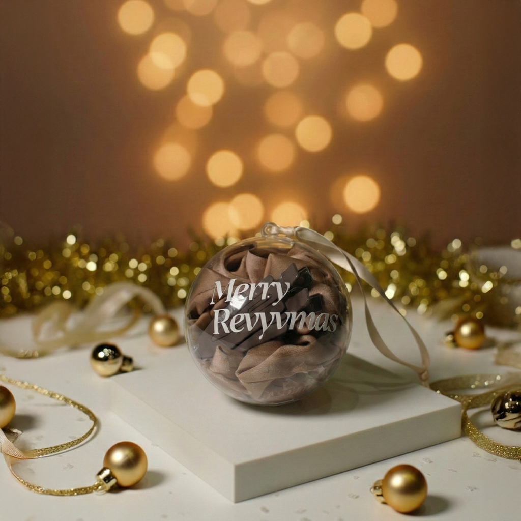Christmas Accessory Bauble - Scrunchie & Setting Clips