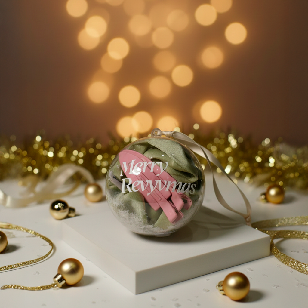 Christmas Accessory Bauble - Scrunchie & Setting Clips