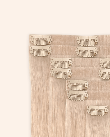 Ultrablend™ 8-piece Clip In Seamless Human Hair Extensions