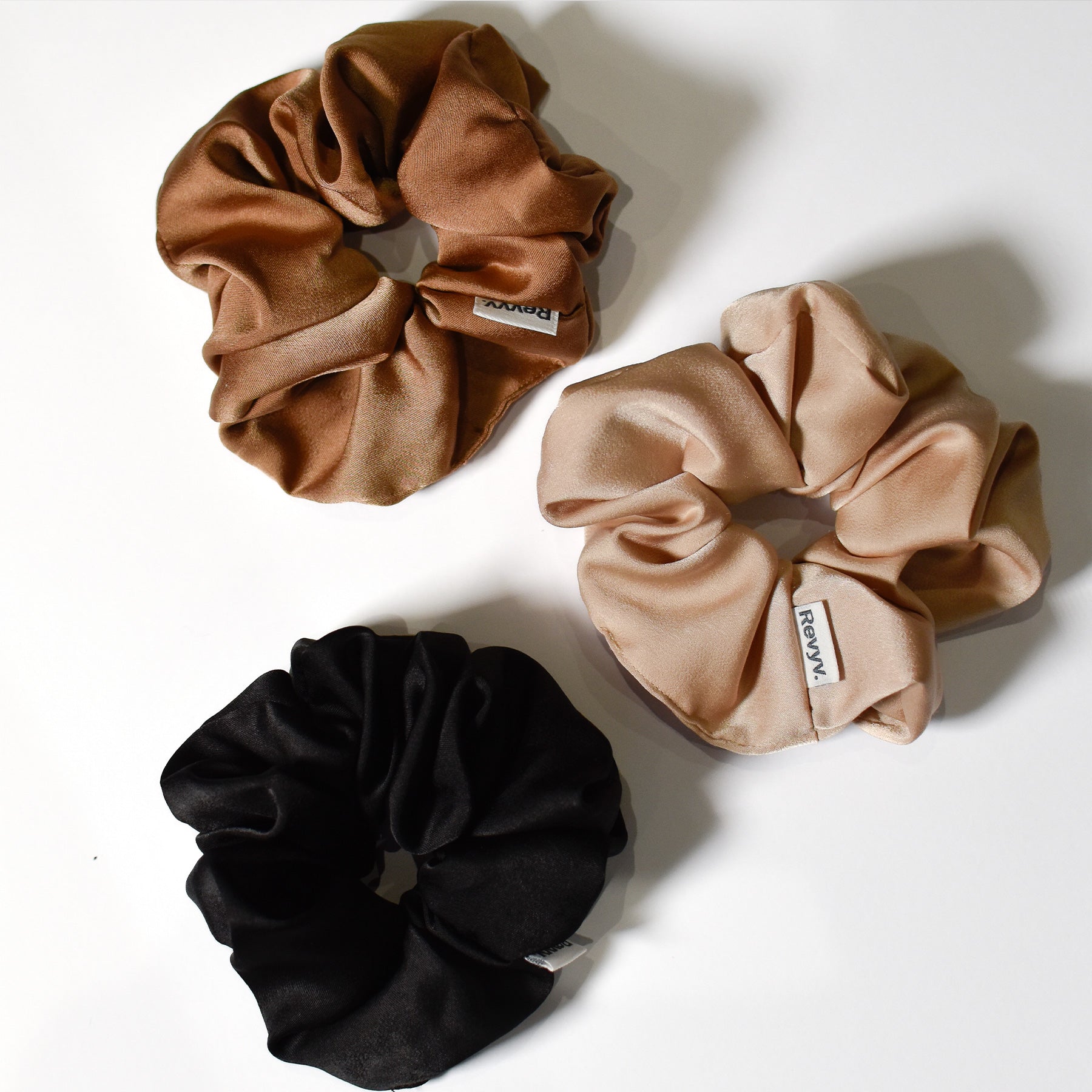 Lazy Day Satin Scrunchies