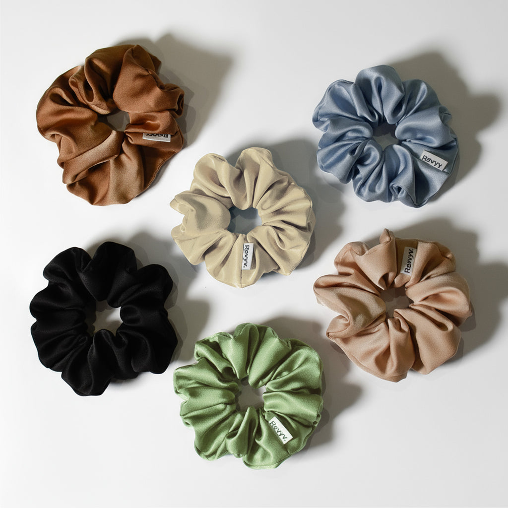 Lazy Day Satin Scrunchies