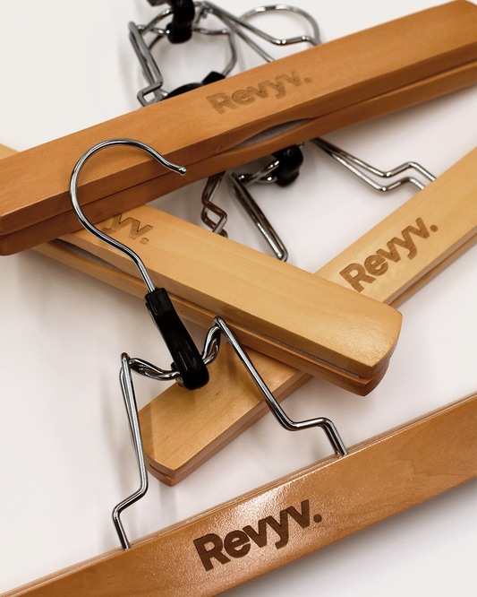 Wooden Hair Styling & Storage Hanger