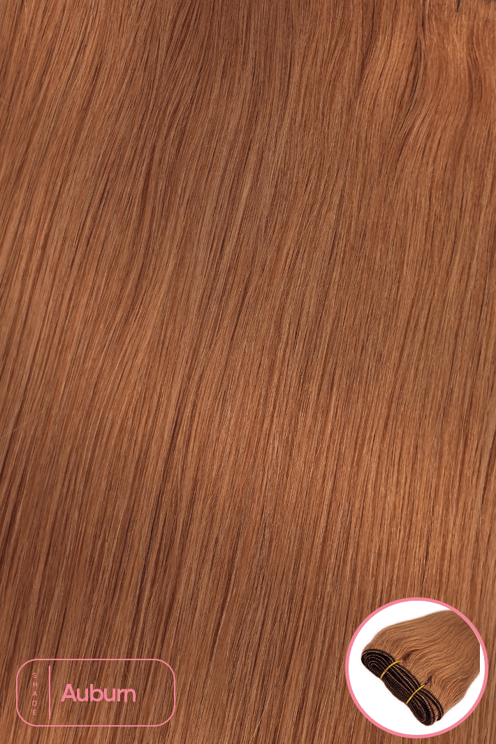 TinyTrack™ Weft/Weave Hair Extensions - Auburn - 18" - Wigporium