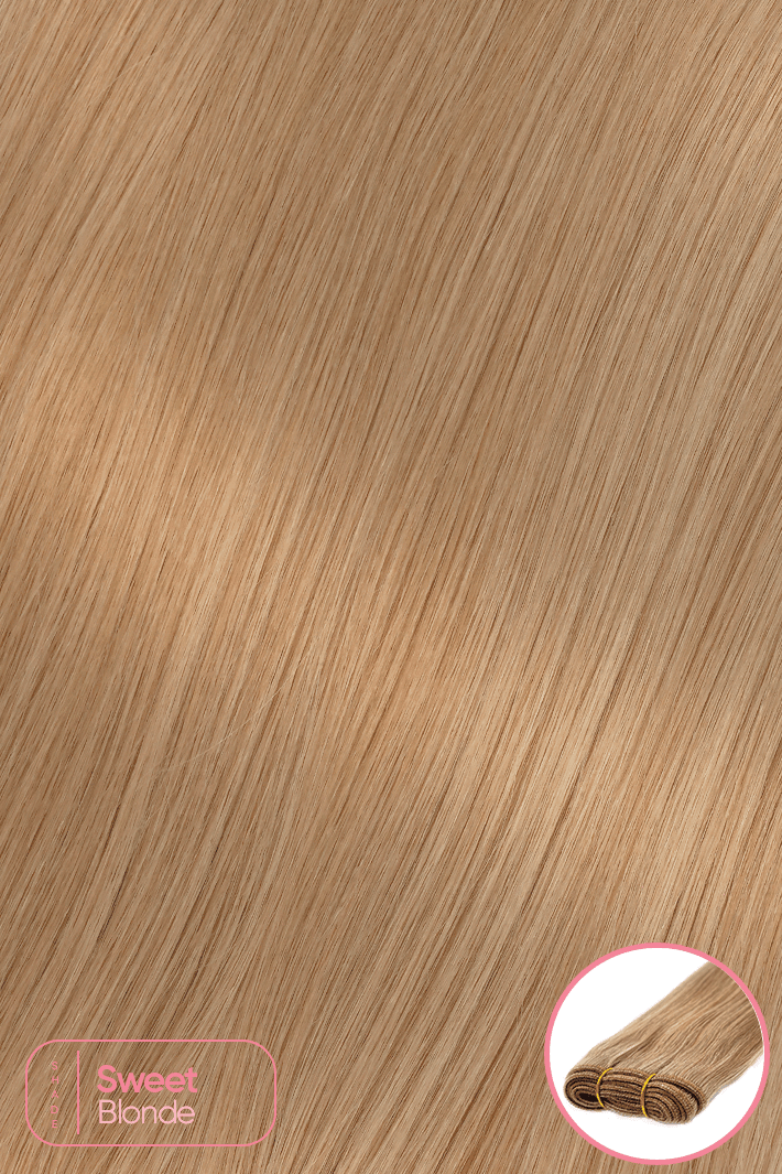 TinyTrack™ Weft/Weave Hair Extensions - Sweet Blonde - 18" - Wigporium